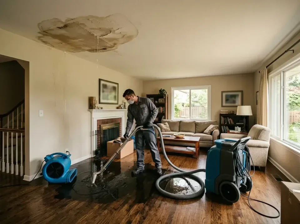 attic-pipe-burst-ceiling-drip-008 — frequently asked questions, Water Damage Restoration & Carpet Care in Goldsby, OK